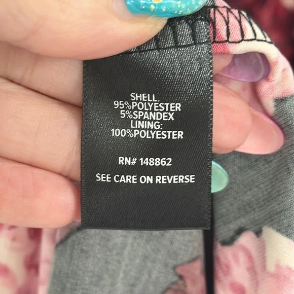 TORRID Maxi Studio Knit Hi-Low Dress Multi Floral Size 20 - Picture 9 of 16